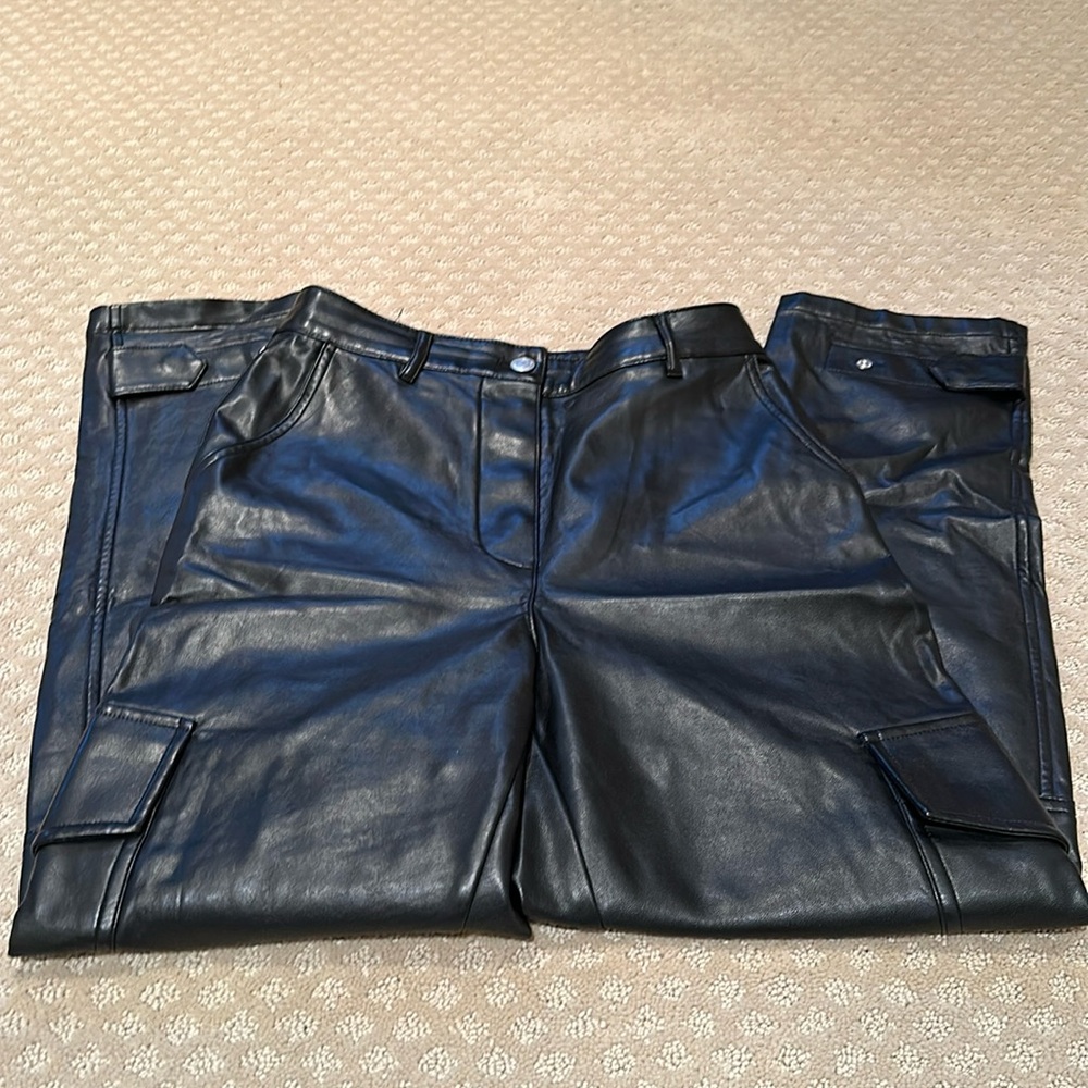 Wildred free leather cargo pants